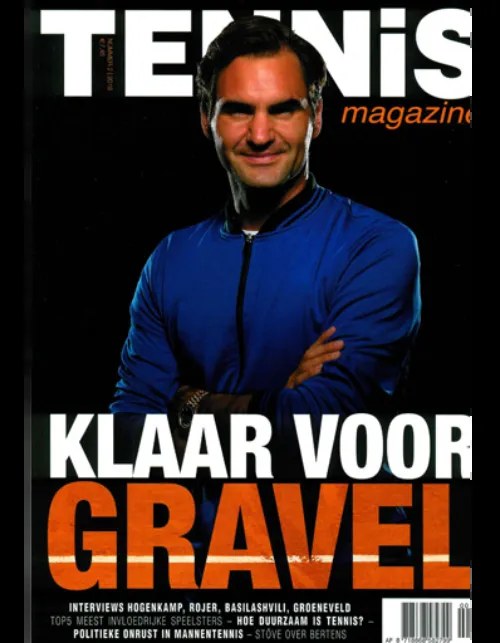 Tennis Magasin Tyskland 2019-02 Roger Federer Richèl Hogenkamp Jean-Julien Rojer Nikoloz Basilashvili Sven Groeneveld Originalutgåva