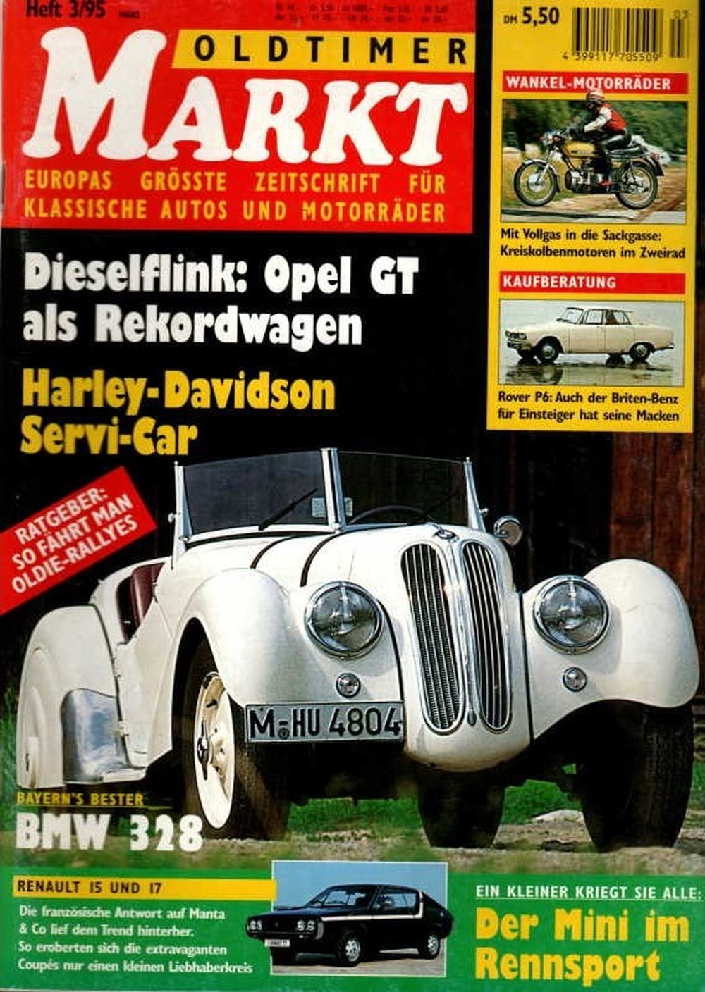 Oldtimer Markt Revista Alemanha 1995-03 Edição original