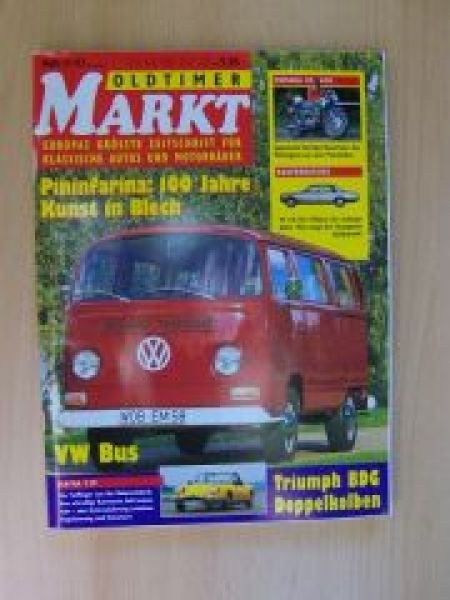 Oldtimer Markt Lehti Saksa 1993-11 Alkuperäinen painos