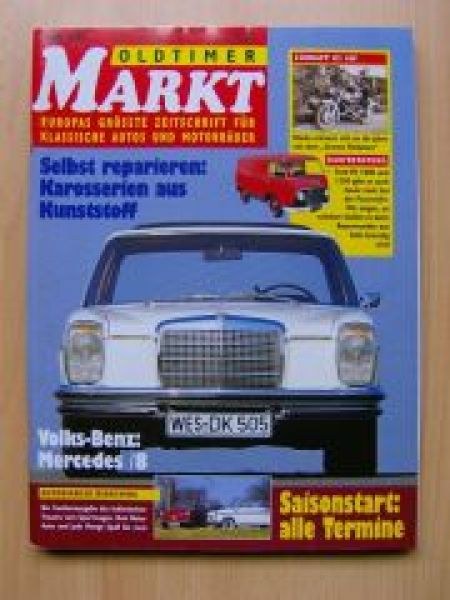 Oldtimer Markt Lehti Saksa 1993-05 Alkuperäinen painos