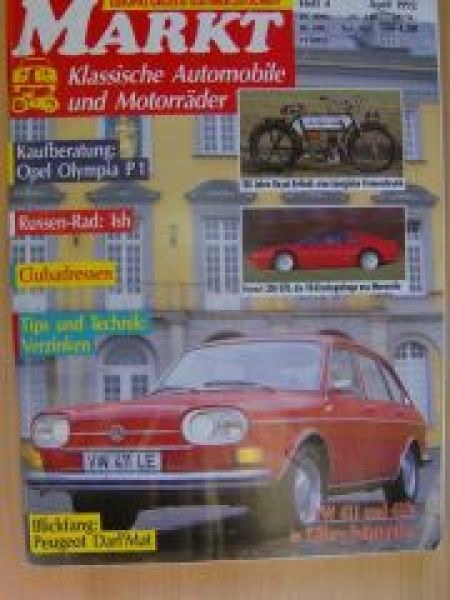 Oldtimer Markt Tijdschrift Duitsland 1992-04 Originele uitgave
