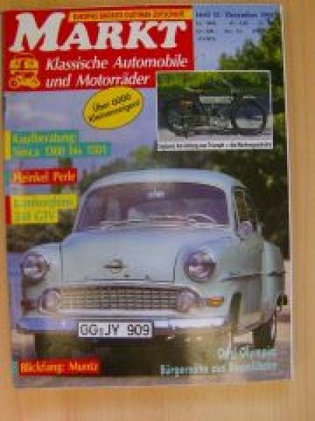 Oldtimer Markt Lehti Saksa 1991-12 Alkuperäinen painos
