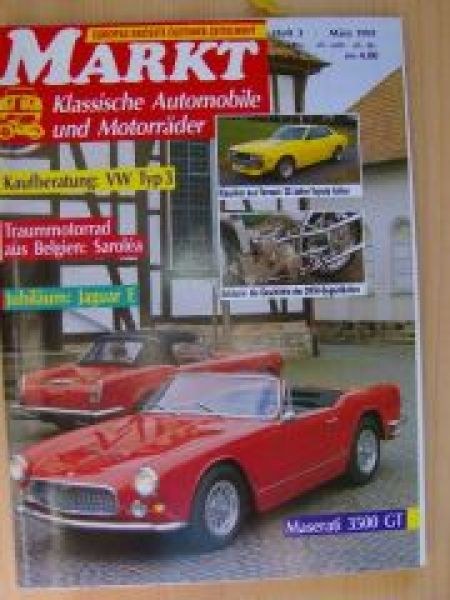 Oldtimer Markt Tijdschrift Duitsland 1991-03 Originele uitgave