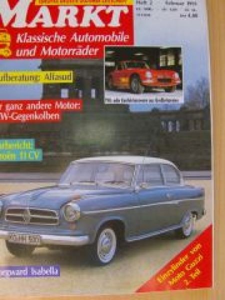 Oldtimer Markt Magasin Tyskland 1991-02 Originaludgave