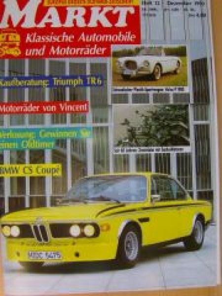 Oldtimer Markt Tijdschrift Duitsland 1990-12 Originele uitgave