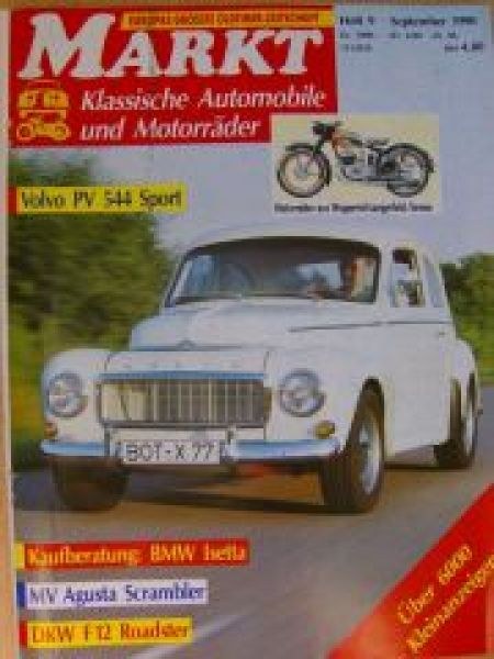 Oldtimer Markt Tijdschrift Duitsland 1990-09 Originele uitgave