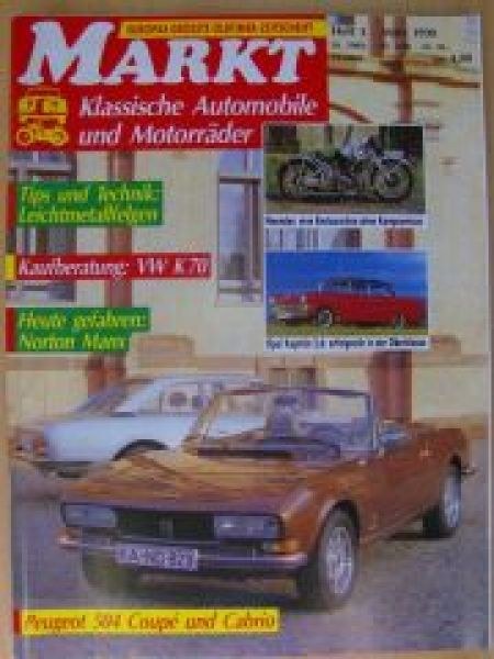 Oldtimer Markt Magasin Tyskland 1990-03 Originaludgave