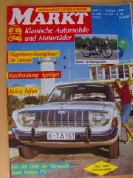 Oldtimer Markt Lehti Saksa 1990-02 Alkuperäinen painos