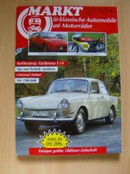 Oldtimer Markt Lehti Saksa 1988-12 Alkuperäinen painos