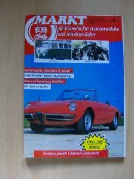 Oldtimer Markt Tijdschrift Duitsland 1988-05 Originele uitgave