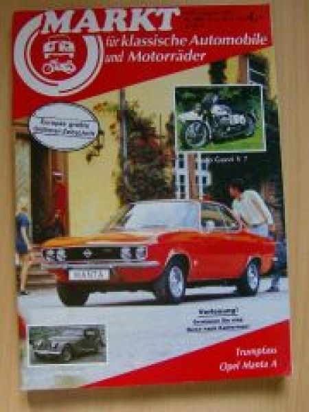 Oldtimer Markt Lehti Saksa 1987-08 Alkuperäinen painos