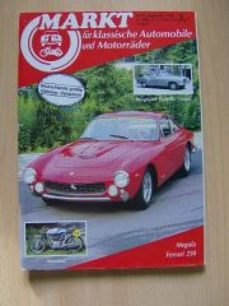Oldtimer Markt Tijdschrift Duitsland 1986-09 Originele uitgave