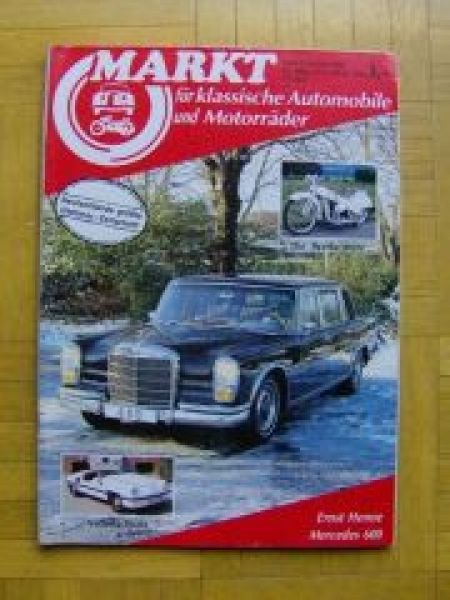 Oldtimer Markt Lehti Saksa 1986-01 Alkuperäinen painos