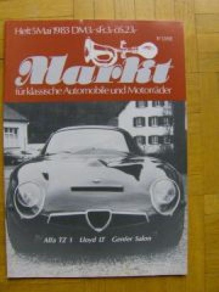 Oldtimer Markt Tijdschrift Duitsland 1983-05 Originele uitgave