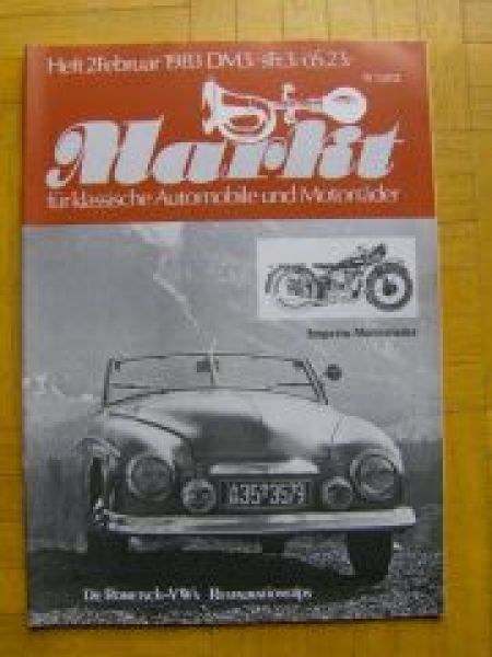 Oldtimer Markt Tijdschrift Duitsland 1983-02 Originele uitgave