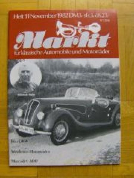 Oldtimer Markt Lehti Saksa 1982-11 Alkuperäinen painos