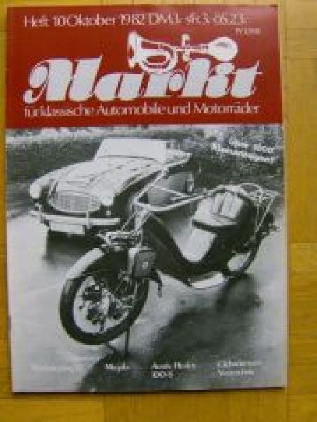 Oldtimer Markt Revista Alemanha 1982-10 Edição original