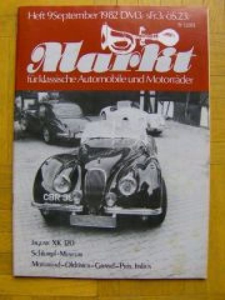 Oldtimer Markt Lehti Saksa 1982-09 Alkuperäinen painos