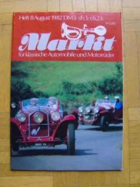 Oldtimer Markt Lehti Saksa 1982-08 Alkuperäinen painos