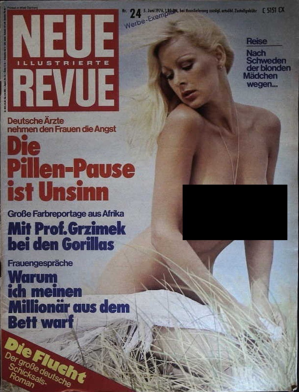 Neue Revue Magasin Tyskland 1976-24 Originaludgave