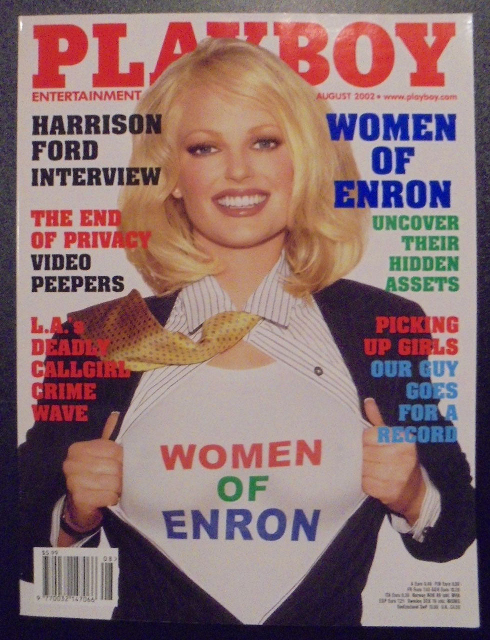 Playboy Revista USA 2002-08 – Harrison Ford – Edição original