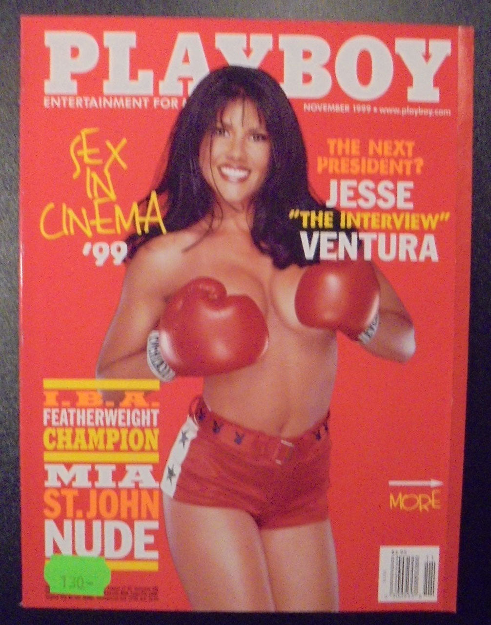 Playboy Magazin USA 1999-11 Mia St. John Jesse Ventura