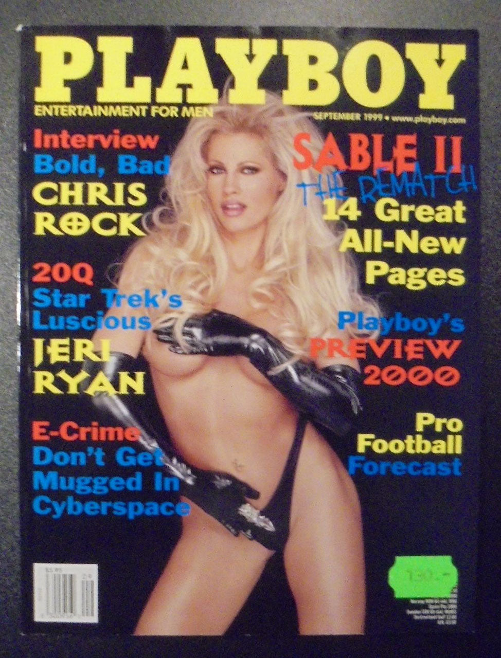 Playboy Tijdschrift USA 1999-09 – Sable Chris Rock Jeri Ryan – Originele uitgave
