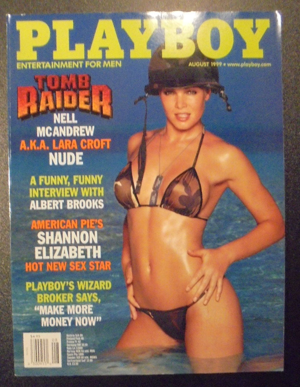 Playboy Rivista USA 1999-08 – Nell McAndrew Shannon Elizabeth Albert Brooks – Edizione originale