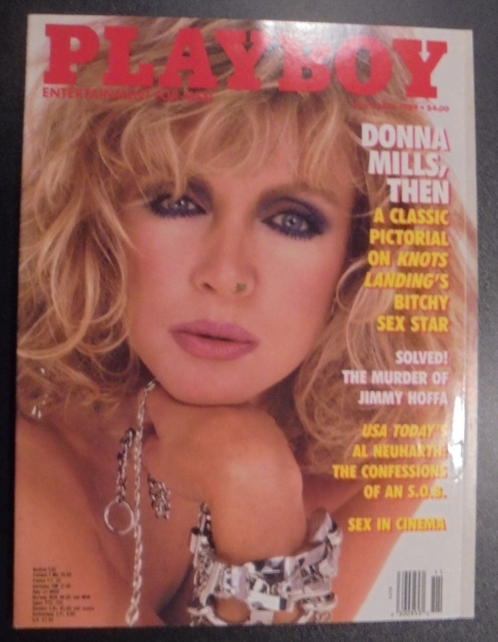 Playboy Revista USA 1989-11 – Donna Mills Jimmy Hoffa Al Neuharth – Edição original