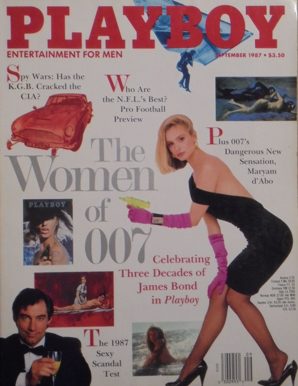Playboy Rivista USA 1987-09 – Maryam D'Abo Timothy Dalton – Edizione originale