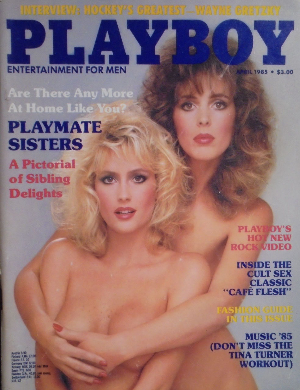 Playboy Rivista USA 1985-04 – Wayne Gretzky Tina Turner – Edizione originale