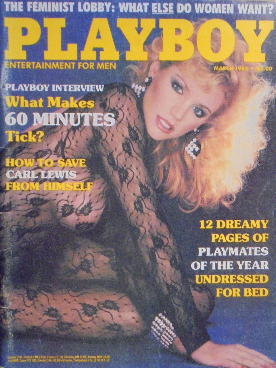 Playboy Magazine USA 1985-03 – Shannon Tweed Carl Lewis – Édition originale