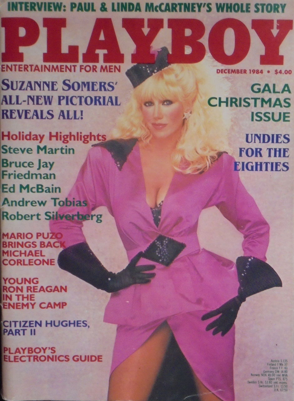 Playboy Rivista USA 1984-12 – Suzanne Somers Paul McCartney Linda McCartney Steve Martin Mario Puzo – Edizione originale