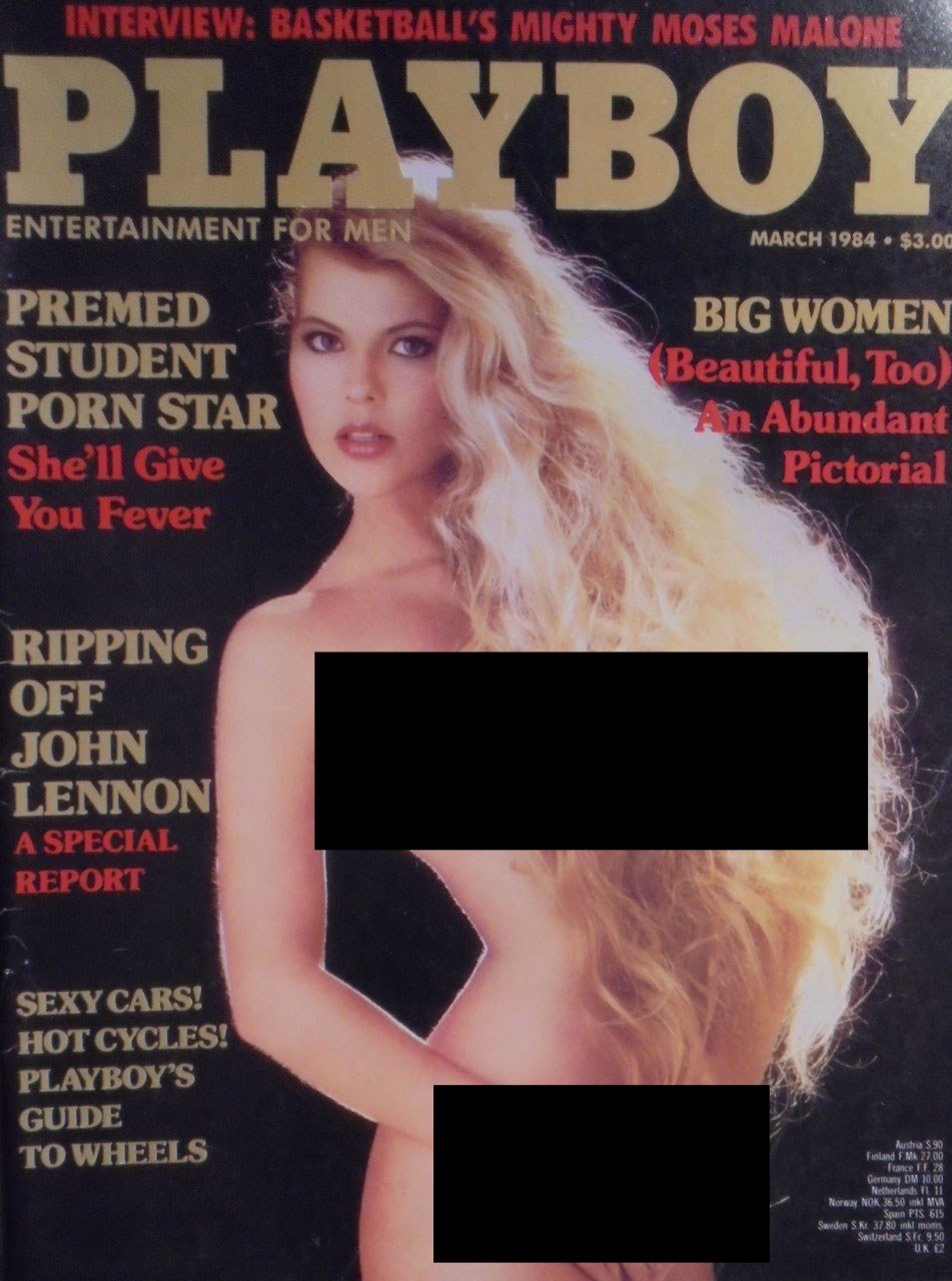 Playboy Magasin USA 1984-03 – Moses Malone John Lennon – Originalutgåva