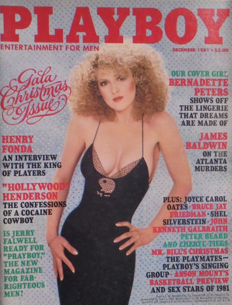 Playboy Magazin USA 1981-12 Bernadette Peters Henry Fonda James Baldwin Thomas Henderson Jerry Falwell