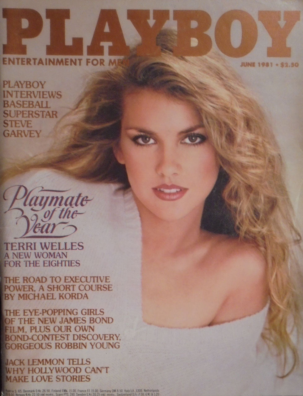 Playboy Revista USA 1981-06 – Terri Welles Steve Garvey Michael Korda Jack Lemmon Robbin Young – Edición original