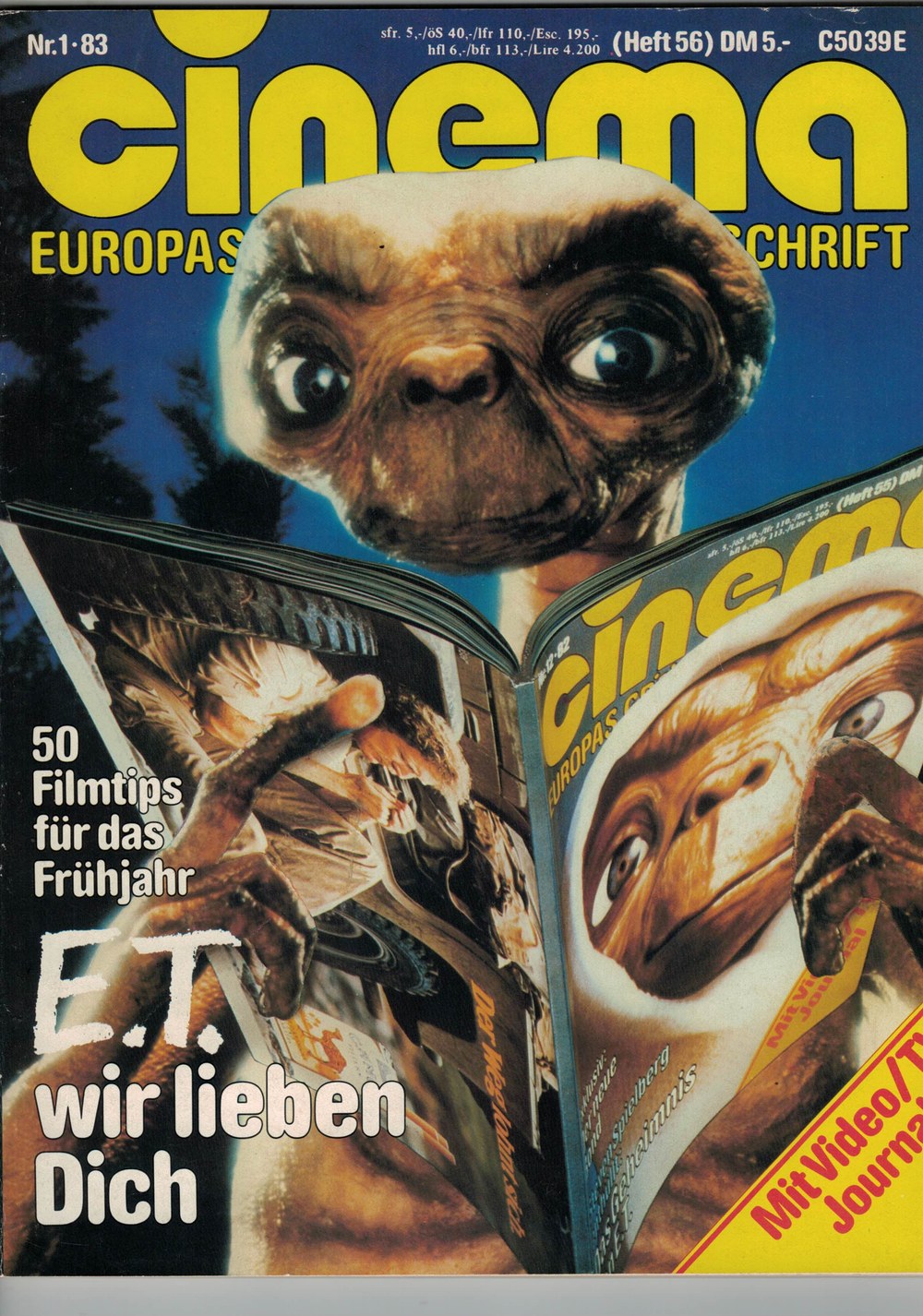 Cinema Tijdschrift Duitsland 1983-01 E.T. Originele uitgave