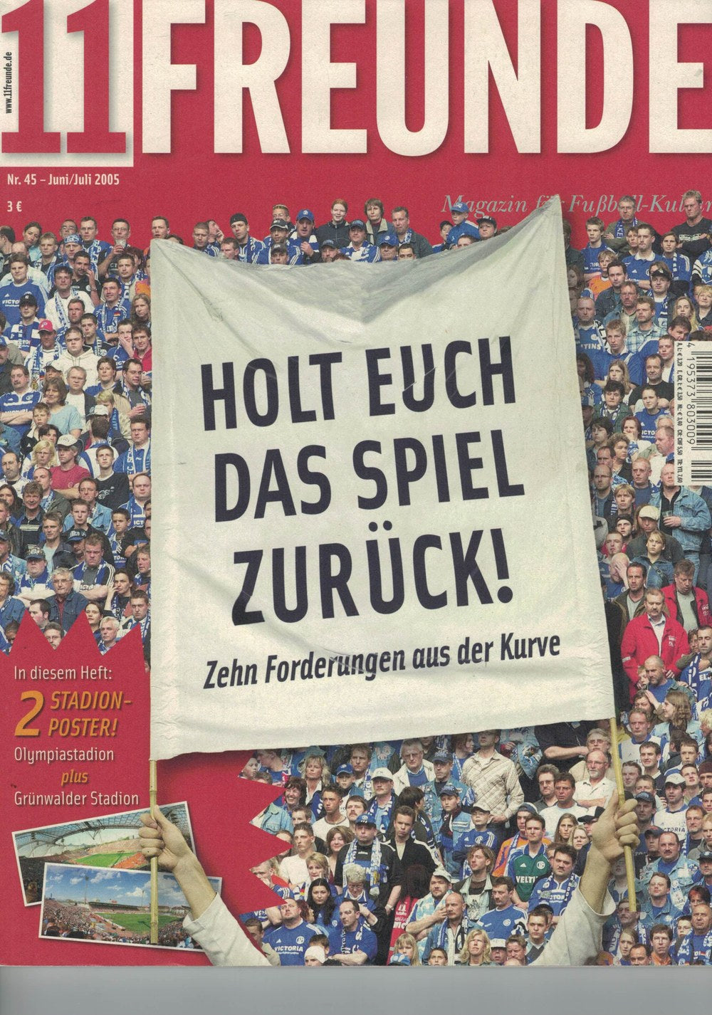 11 Freunde Magazin Deutschland 2005-06 Fußballkultur Fanprotest Stadionkultur