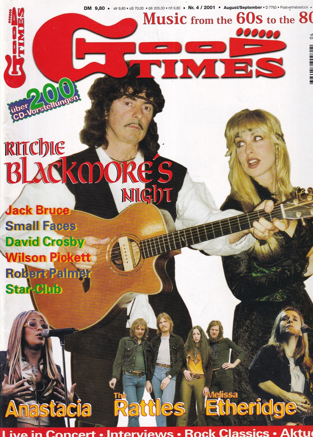 Good Times Edition Tyskland 2001-04 – Ritchie Blackmore Jack Bruce David Crosby Wilson Pickett Robert Palmer – Originaludgave