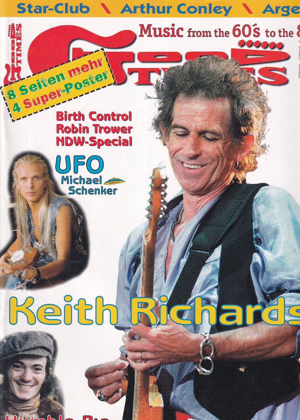 Good Times Edition Allemagne 2000-06 – Keith Richards Michael Schenker UFO Birth Control Robin Trower – Édition originale