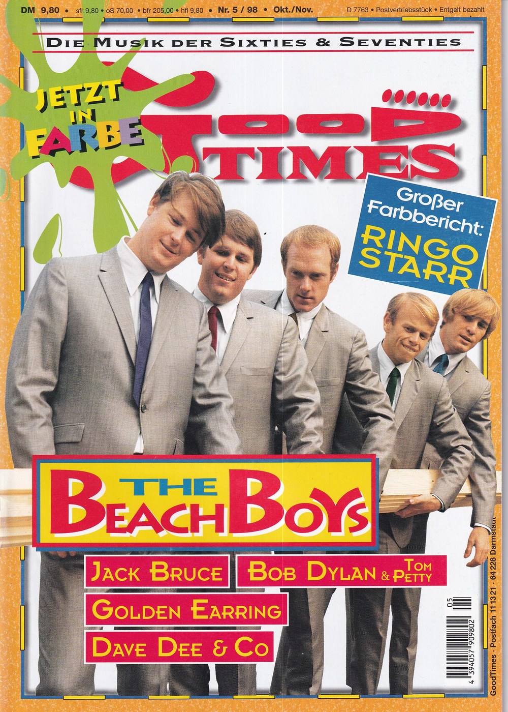 Good Times Edition Alemanha 1998-05 – The Beach Boys Jack Bruce Bob Dylan Tom Petty Ringo Starr – Edição original