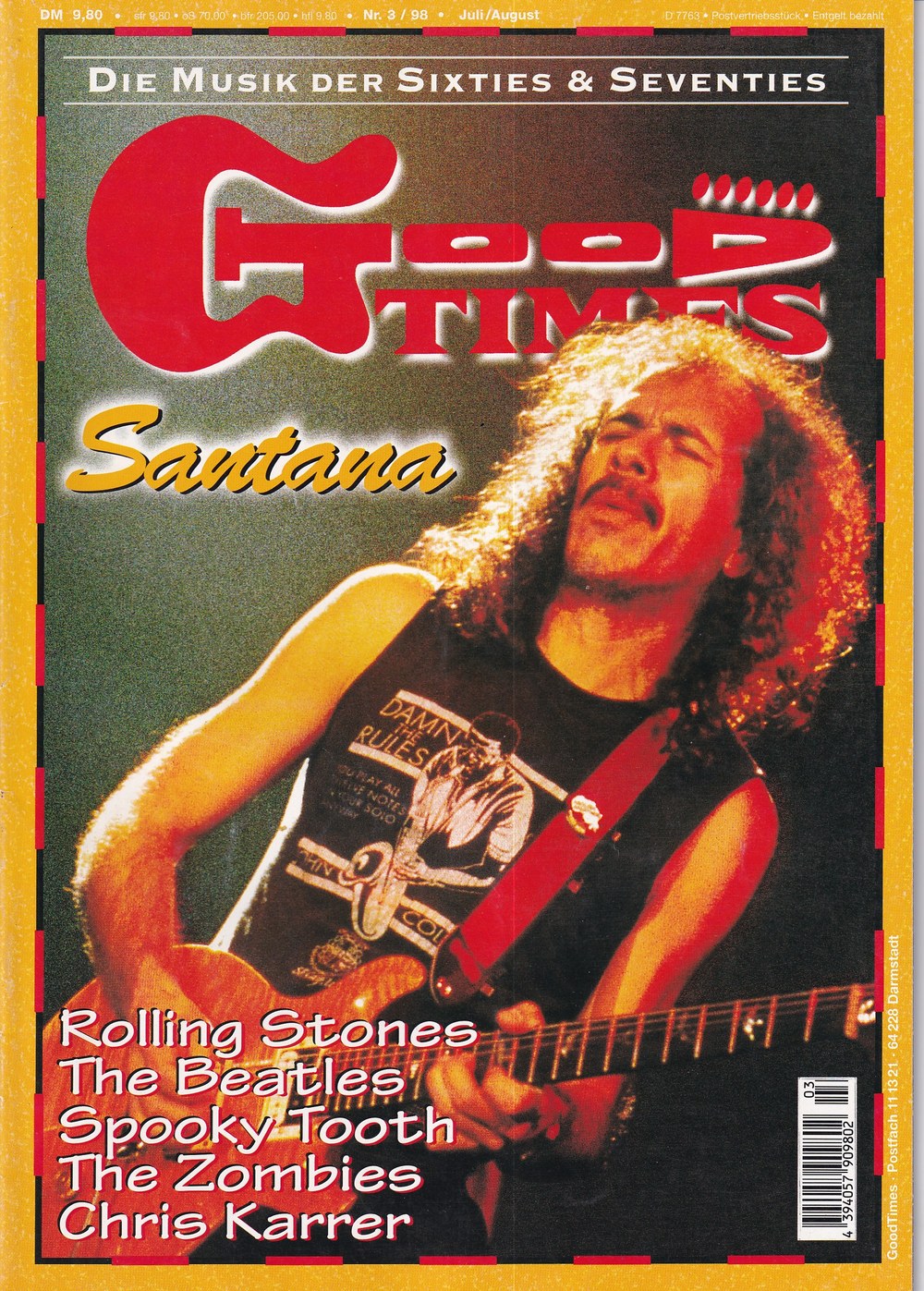 Good Times Edition Germania 1998-03 – Carlos Santana Rolling Stones The Beatles Spooky Tooth The Zombies – Edizione originale