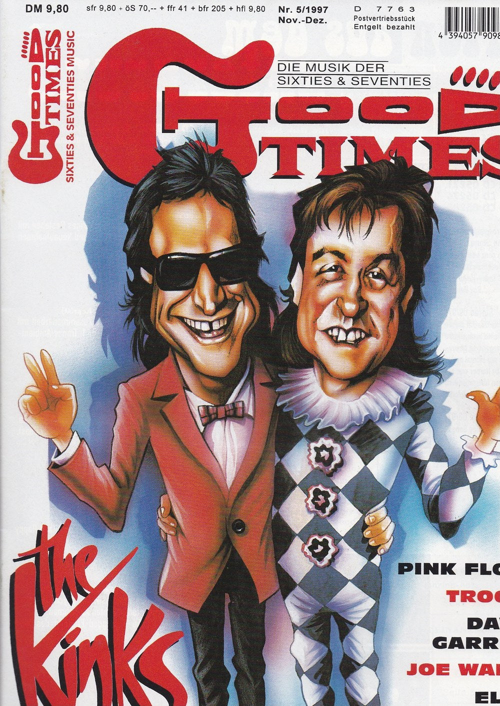 Good Times Edition Deutschland 1997-05 The Kinks Pink Floyd Troggs Dave Garrick Joe Walker