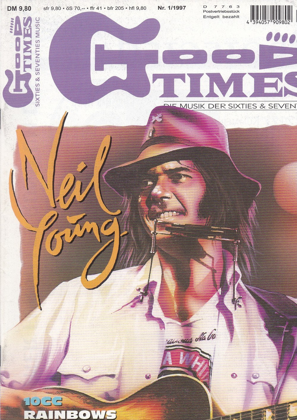 Good Times Edition Saksa 1997-01 – Neil Young 10cc Rainbows – Alkuperäinen painos