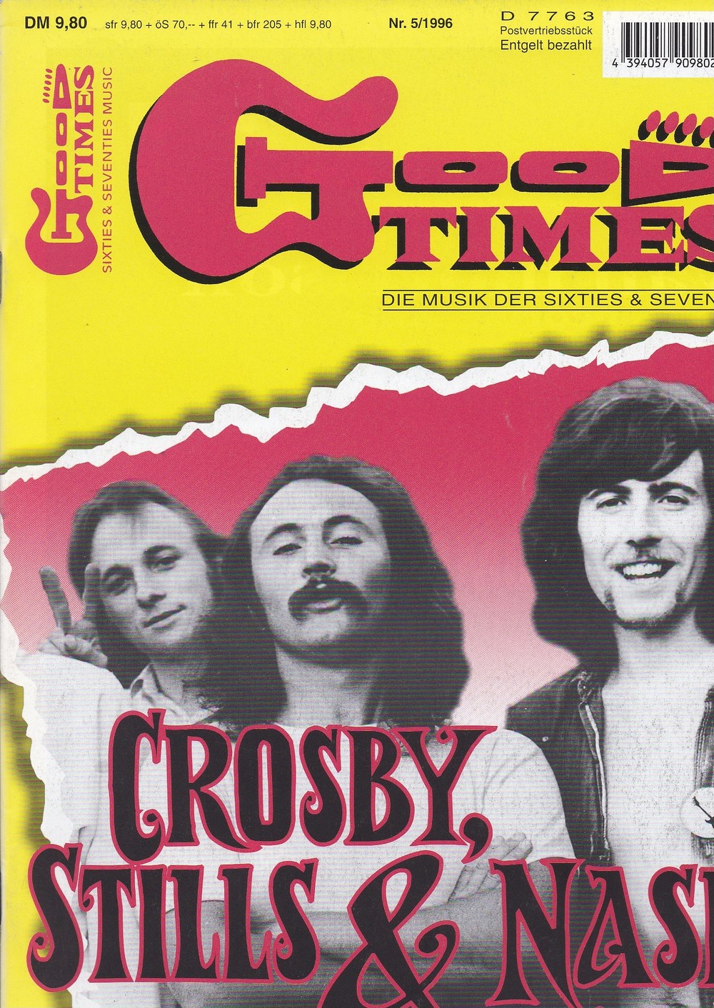 Good Times Edition Saksa 1996-05 – David Crosby Stephen Stills Graham Nash Crosby, Stills & Nash – Alkuperäinen painos