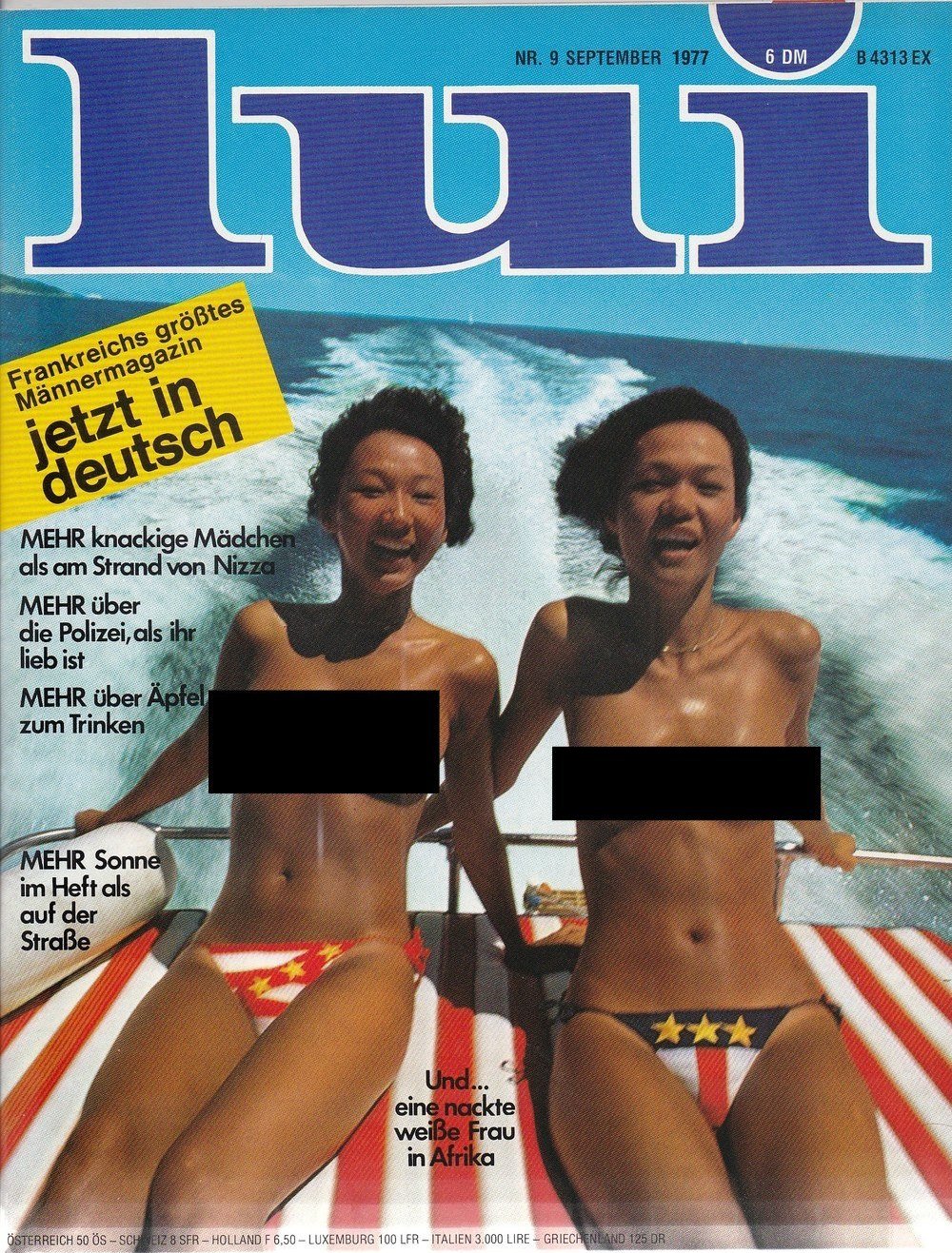 Lui Magazine Allemagne 1977-09 Édition originale