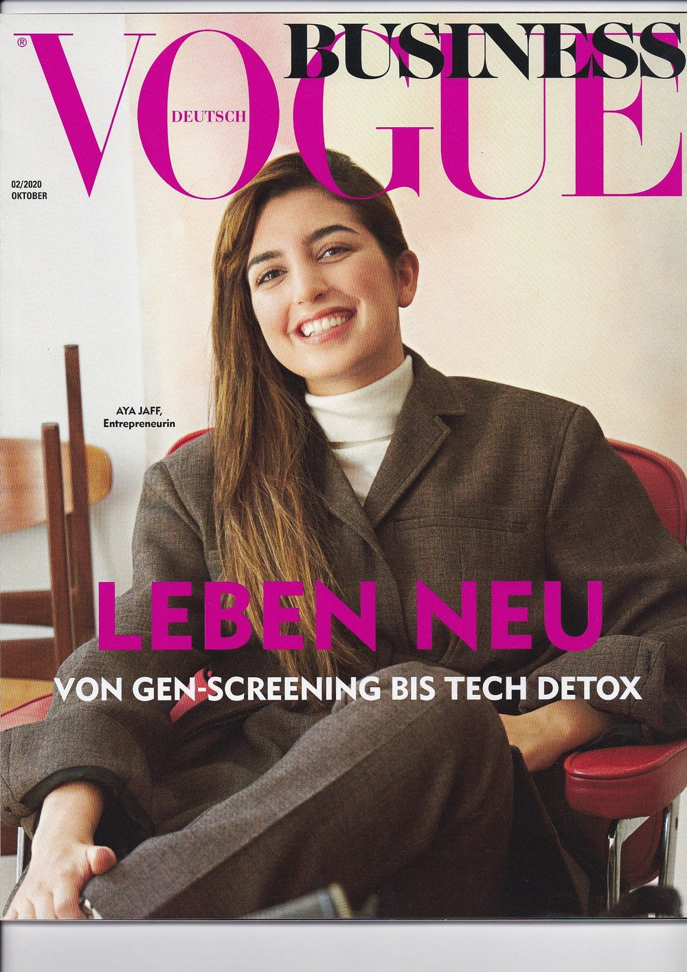 Vogue Business Lehti Saksa 2020-02 – Aya Jaff – Alkuperäinen painos