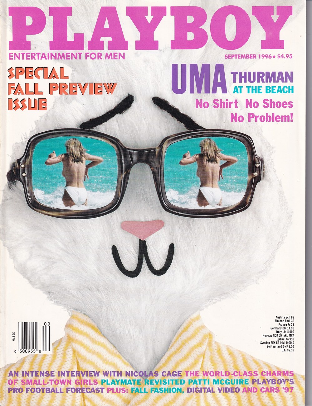 Playboy Magazin USA 1996-09 Uma Thurman Nicolas Cage Patti McGuire