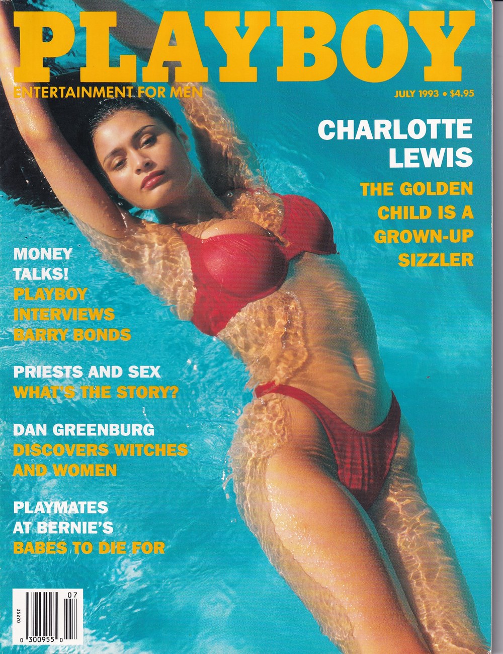 Playboy Tijdschrift USA 1993-07 Charlotte Lewis Barry Bonds Dan Greenburg Originele uitgave