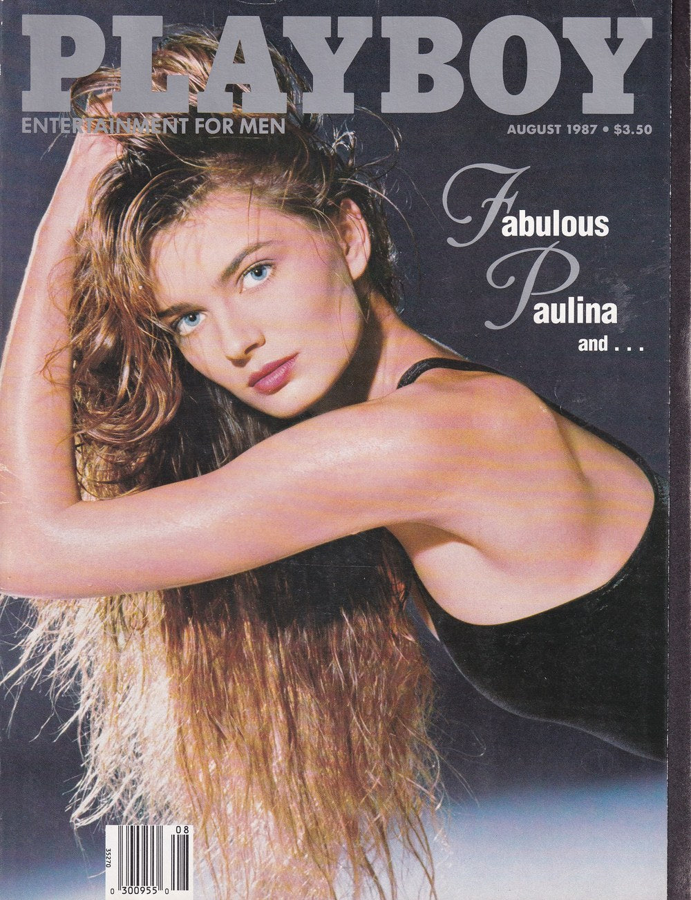 Playboy Tijdschrift USA 1987-08 – Paulina Porizkova – Originele uitgave